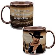 John Wayne Out Here Mug